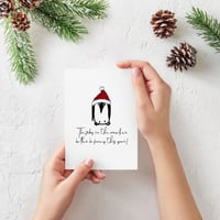 Image of Christmas Card - The joke in the crackers better be funny this year!