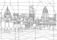 Image 2 of The Fractured Art of Tiffany Budd Colouring Book: Create your own colourway