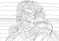 Image 4 of The Fractured Art of Tiffany Budd Colouring Book: Create your own colourway