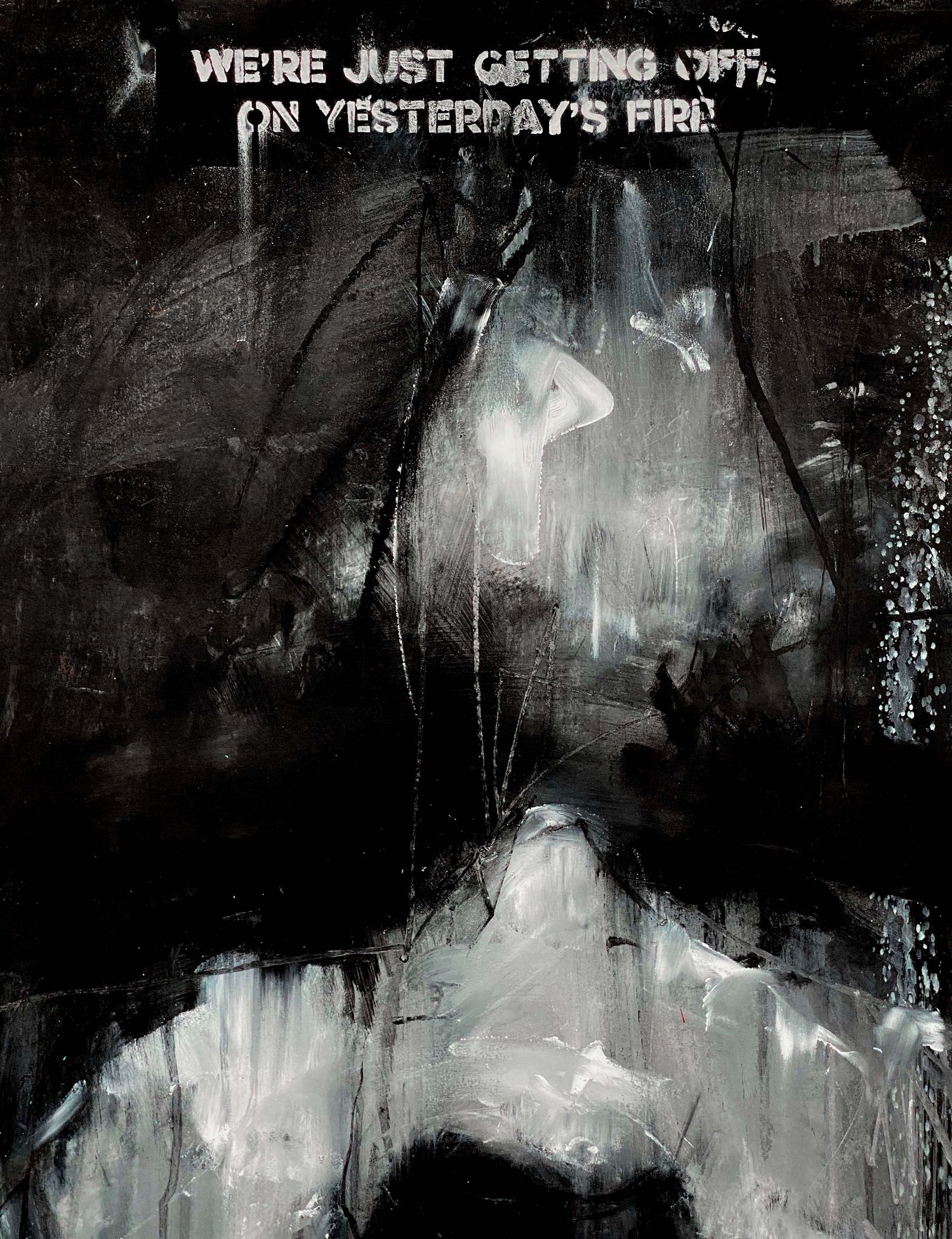 Image of ‘Yesterday’s fire (v)’ by Guy Denning