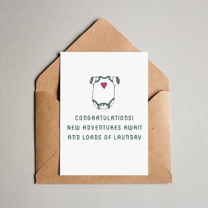 Image of Congratulations! New adventures await and loads of laundry
