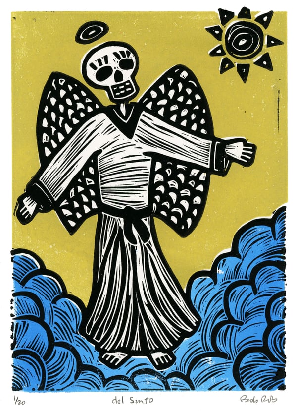 Image of Del Santo/Of The Saint (Linocut)