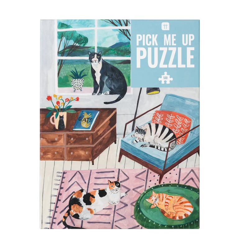 PUZZLE 500 PIÈCES - CATS, TALKING TABLES
