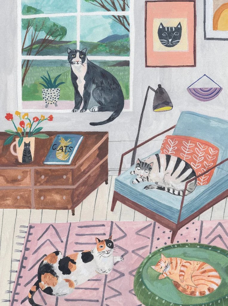 PUZZLE 500 PIÈCES - CATS, TALKING TABLES Image 2