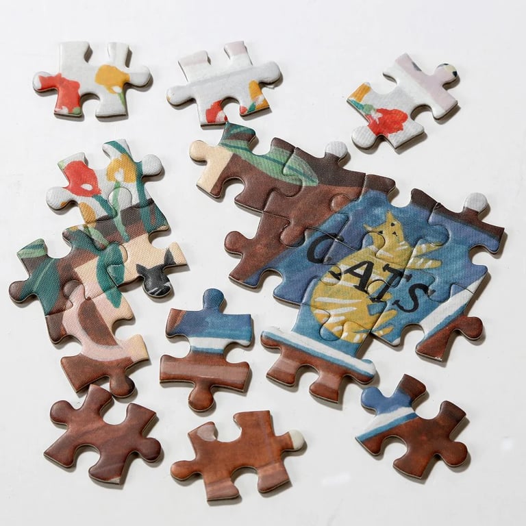 PUZZLE 500 PIÈCES - CATS, TALKING TABLES Image 3