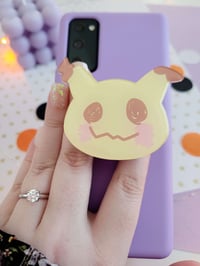 Image 3 of PRE-ORDER Pastel Yellow Mouse Phone Grippy