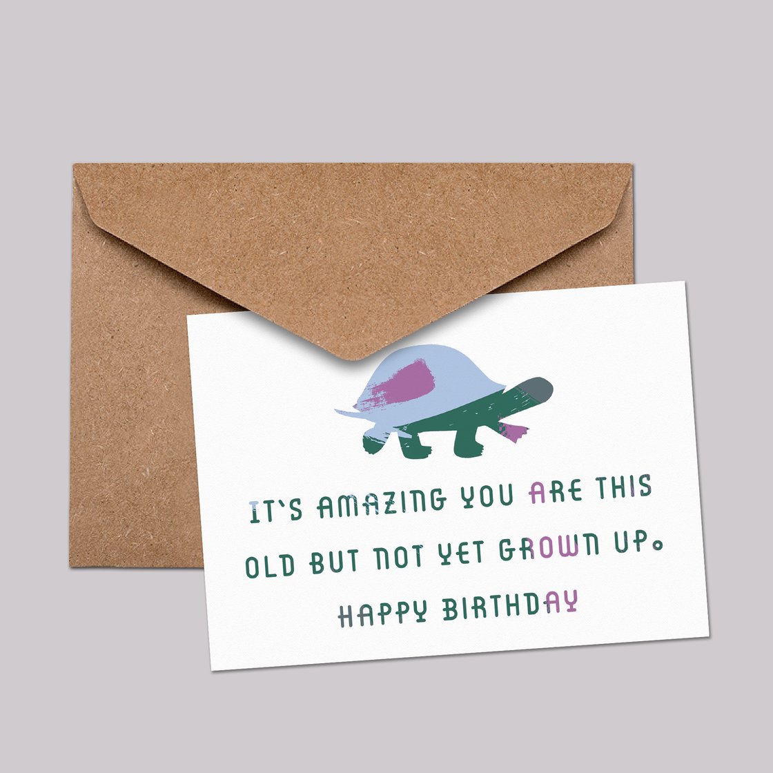 Image of It's amazing you are this old but not yet grown up. Happy Birthday