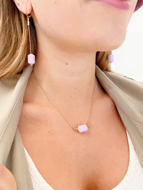 Image of Colgante ART DÉCO - Lila