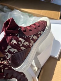 Image 2 of CD burgundy sneakers