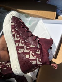 Image 5 of CD burgundy sneakers