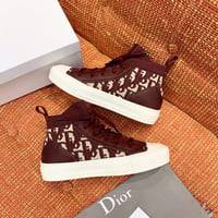 Image 1 of CD burgundy sneakers