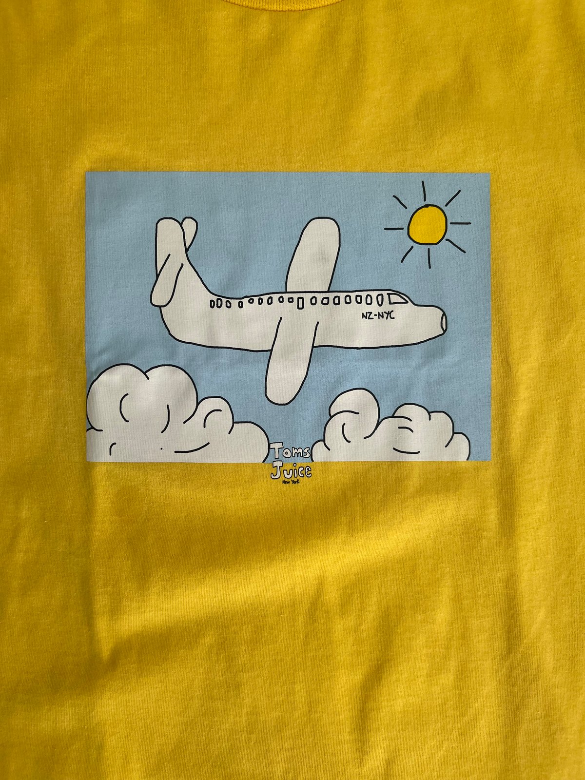 Image of Plane Tee - Yellow