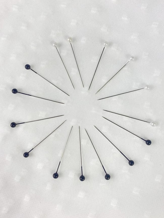 Black and best sale white pins