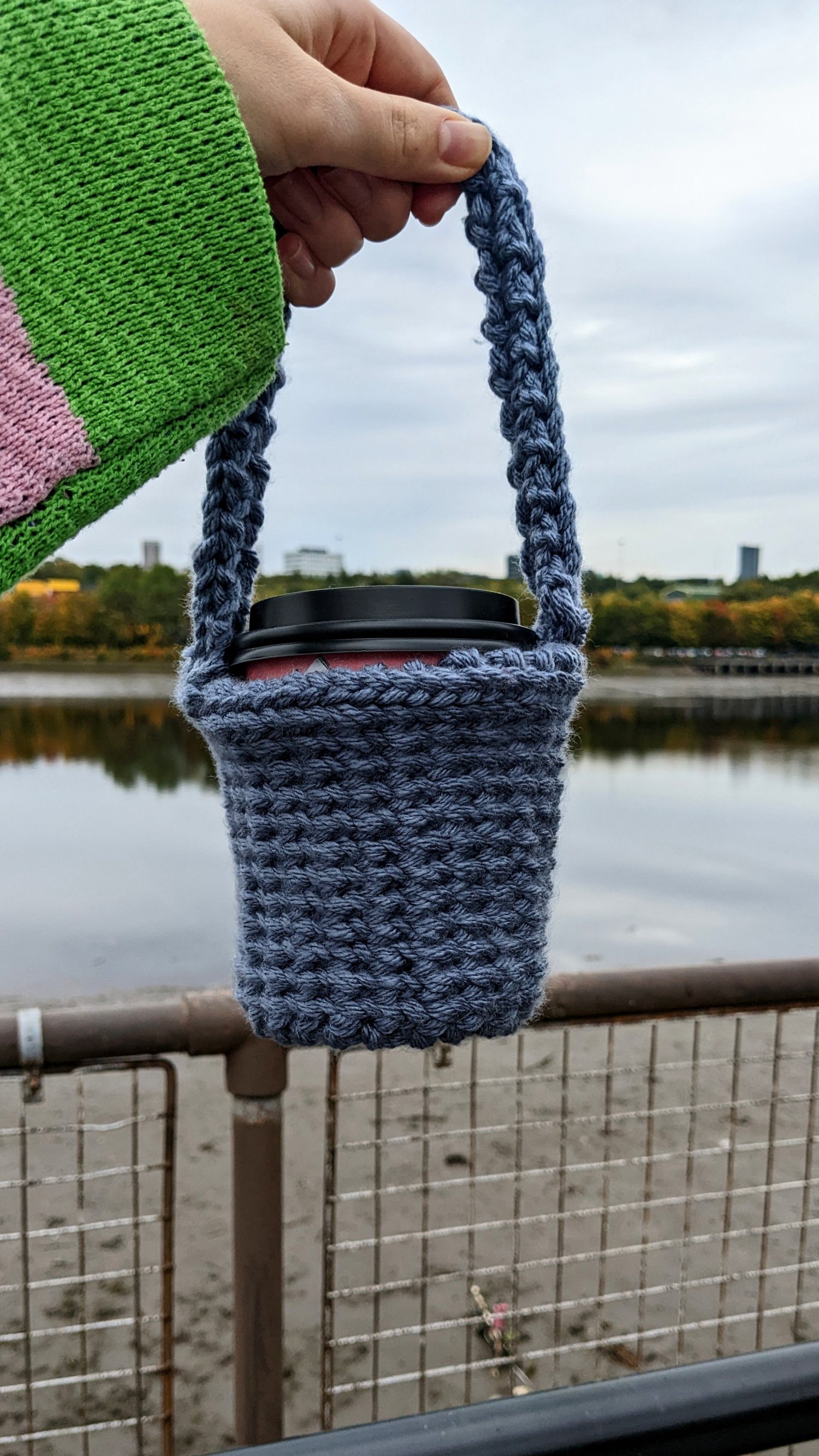 Image of CATCALL Custom Hand Knit Cup Holder