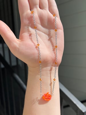 jack o lantern necklace 