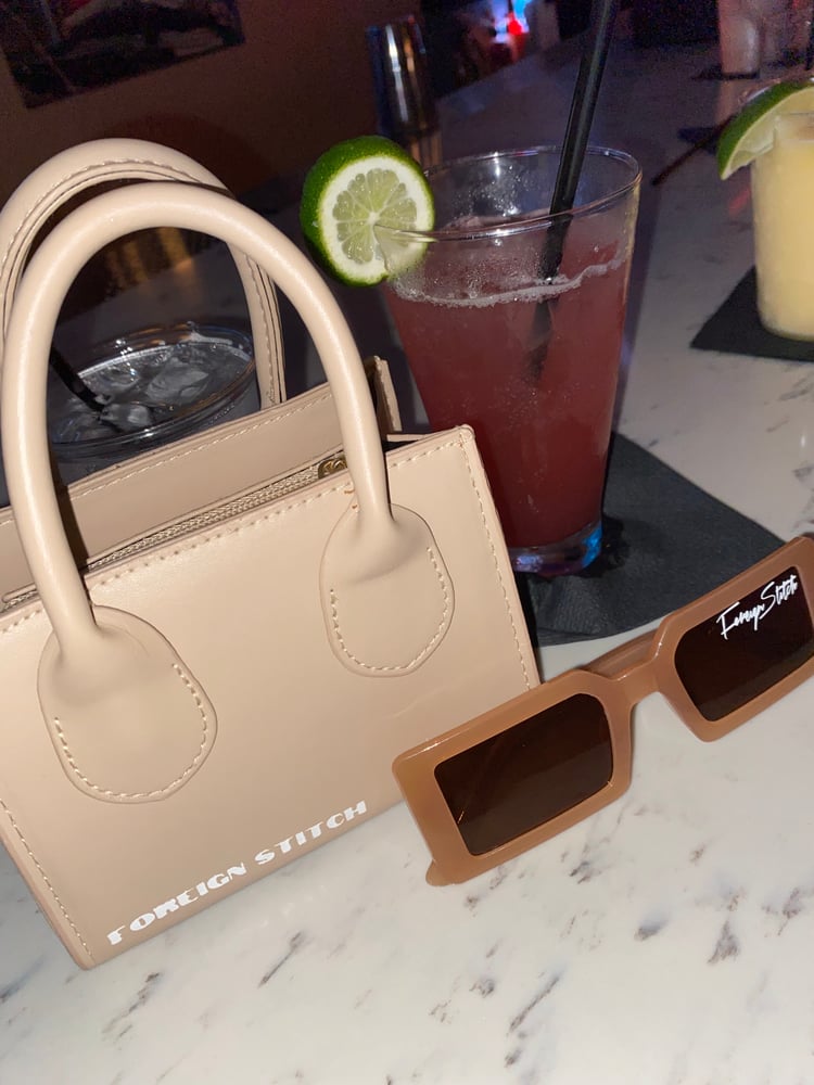 Image of (BUNDLE) mini bag & square sunglasses 