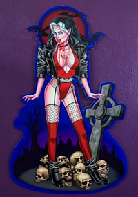 Image 2 of Monster Babes die cut Halloween Wall Decorations