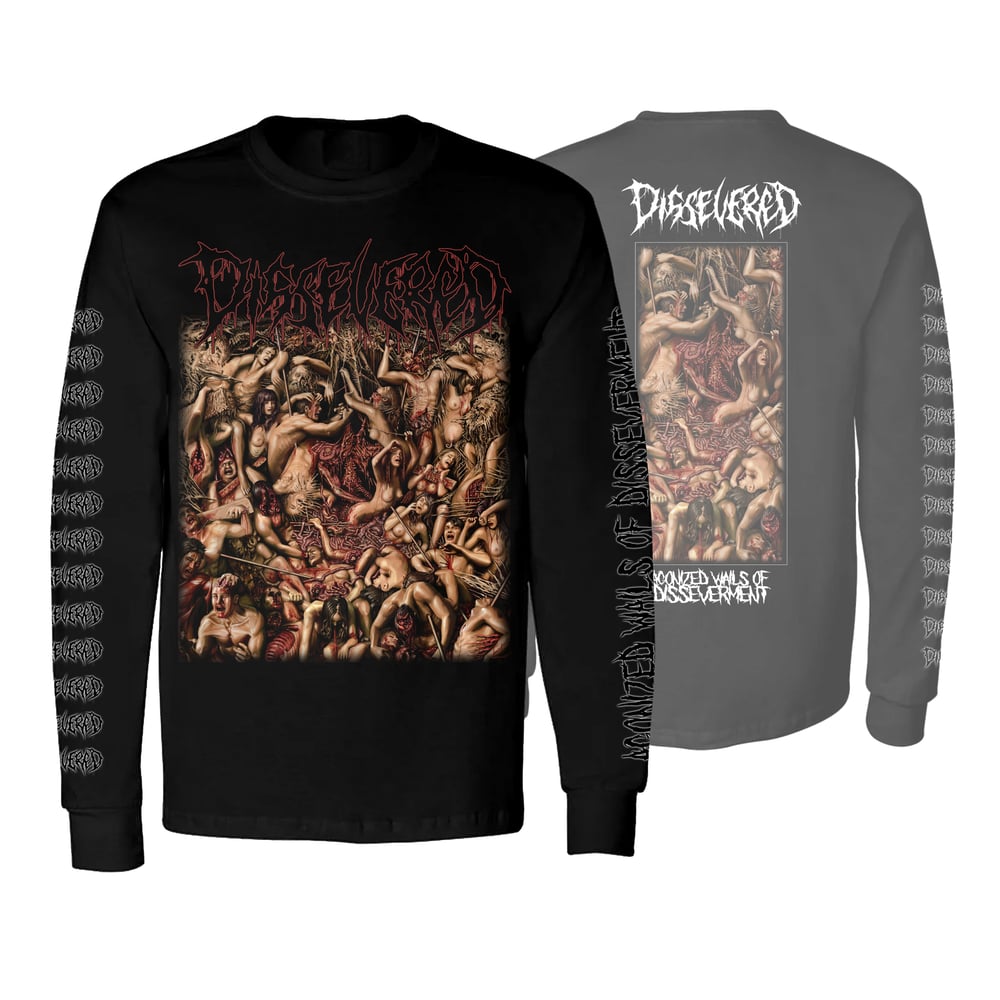 Image of DISSEVERED "AGONIZED WAILS OF DISSEVERMENT' LONG SLEEVE