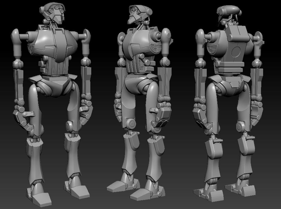 Image of General Robot modeled by Skylu3D