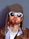 Kurt Cobain Art Print - A4  (8.3” x 11.7”)