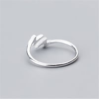 Image 4 of Tiny Lightning Bolt Open Ring (925 Silver)