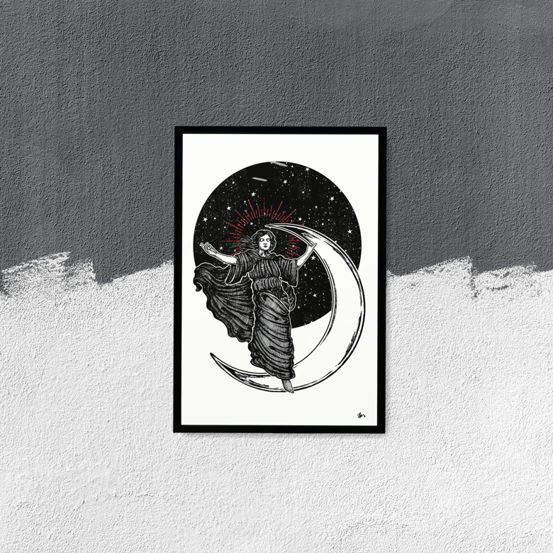 Image of "Head In the Clouds" 13"x19" Luster Art Print