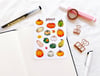 Pumpkins Sticker Sheet