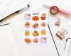 Pumpkin Desserts Sticker Sheet