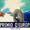 Gran Premio d'Europa, Monza | Aldo Mazza | 1949 | Vintage Poster | Automobile Racing | Home Decor
