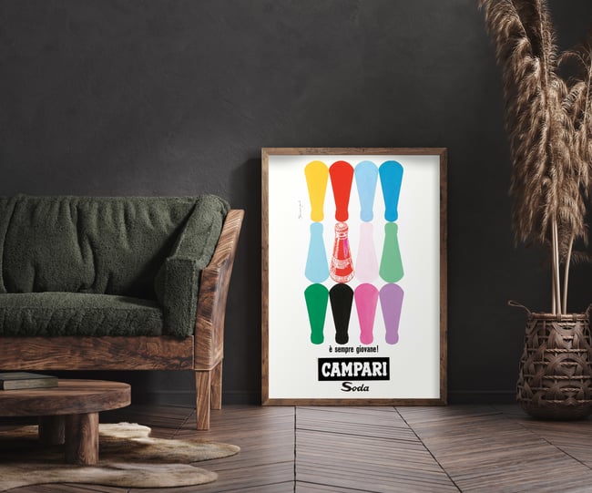 Campari Soda è sempre giovane! | Franz Marangolo | Vintage Poster | Wall Art Print
