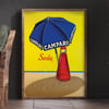 Campari Soda Disseta | 1963 | Vintage Poster | Wall Art Print | Home Decor