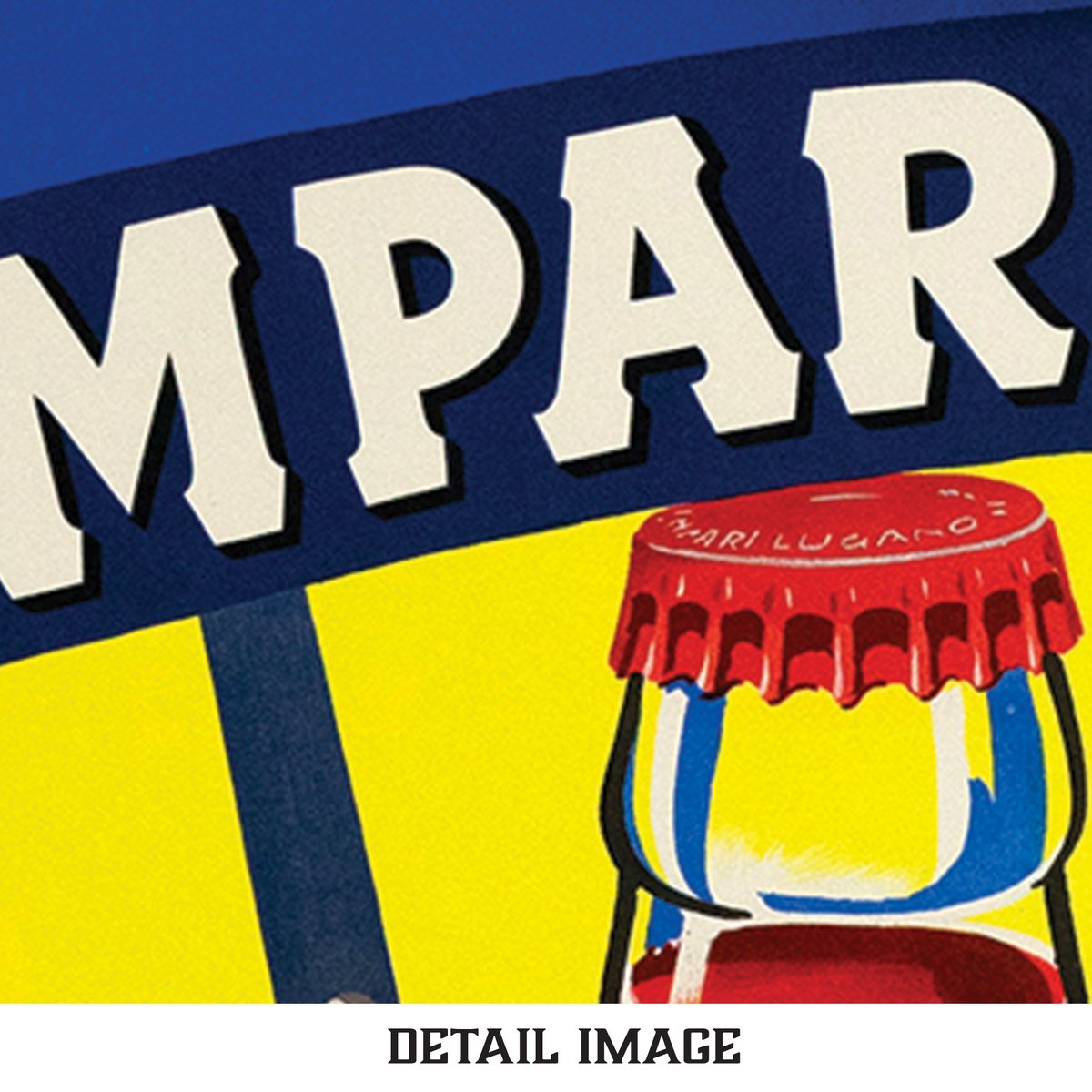 Campari Soda Disseta, 1963, Vintage Poster, Wall Art Print, Home Decor