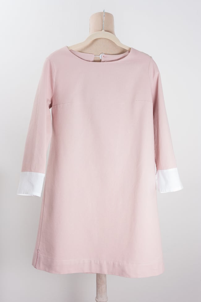 Robe vieux rose 