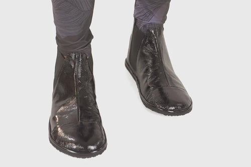 Image of Chelsea Boots in Black Patent - 37 and 39 EU - Ready to ship