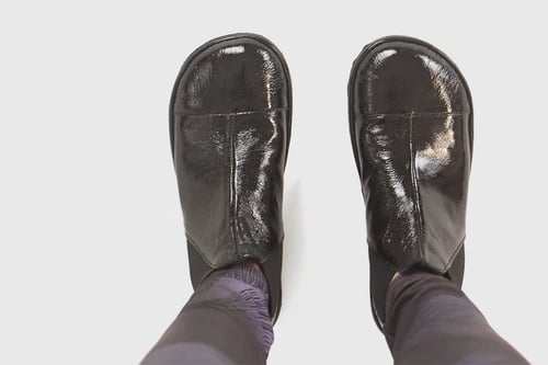 Image of Chelsea Boots in Black Patent - 37 and 39 EU - Ready to ship