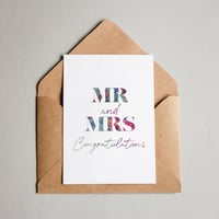 Image of Mr & Mrs Congratulations