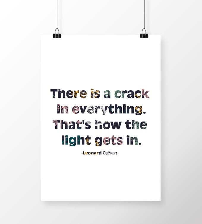 Image of There is a crack in everthing