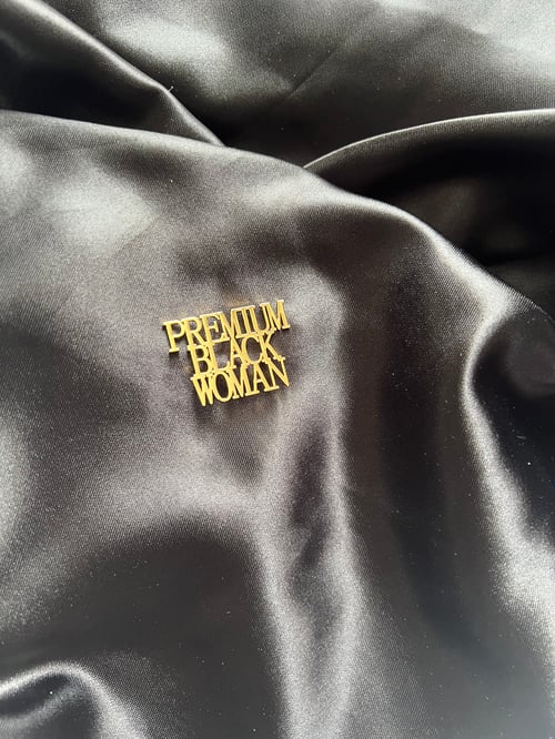 Image of Premium black woman pin brooch
