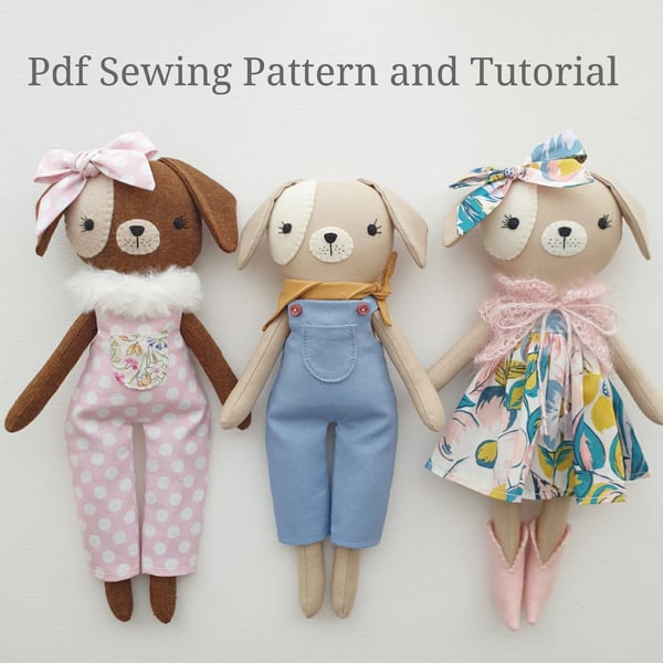 Image of Puppy Doll PDF Sewing Pattern 