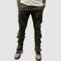 Image 1 of Kaki Cargo Pant