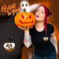 Image 2 of 🔸PRECOMMANDE🔸 T-SHIRT noir citrouille empoisonnée - collec 🎃 BOO TO YOU 🎃