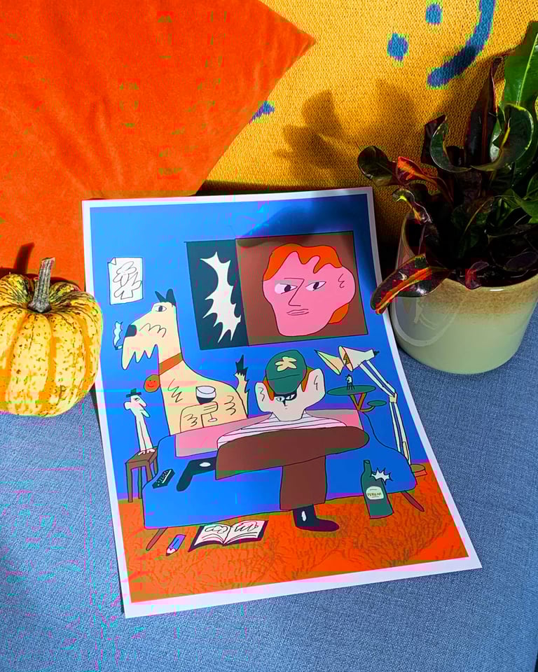 From the T.V's Perspective - Giclée Print Image 2