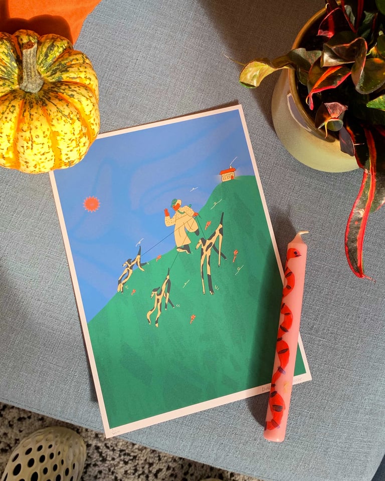 Dog Run - Giclée Print Image 2