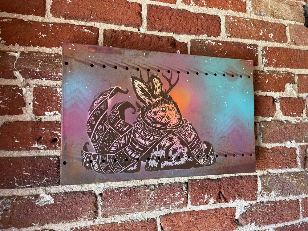 Image of The Haretic on Reclaimed Metal