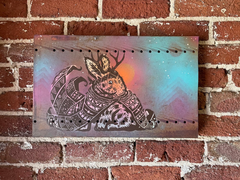 Image of The Haretic on Reclaimed Metal