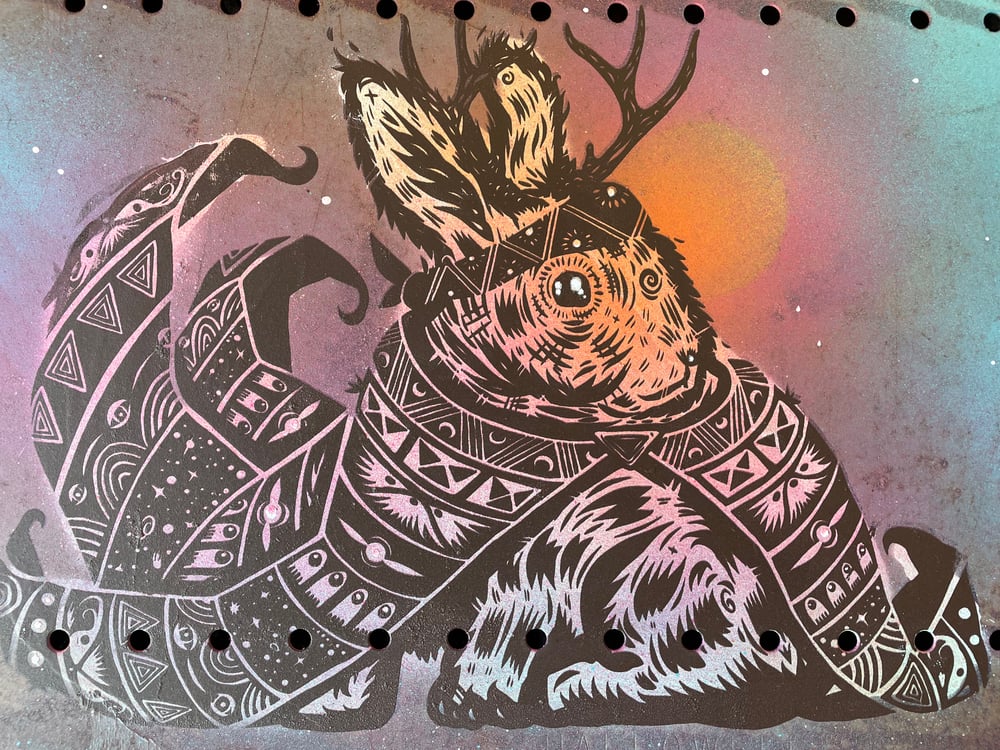 Image of The Haretic on Reclaimed Metal