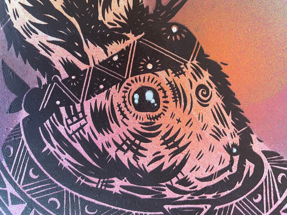 Image of The Haretic on Reclaimed Metal