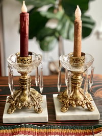 Image 1 of A gorgeous pair of vintage candlestands 