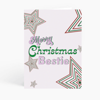 Image 1 of Merry Christmas Bestie Card