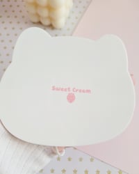 Image 2 of PRE-ORDER Fat Calico Cat Silicone Coaster